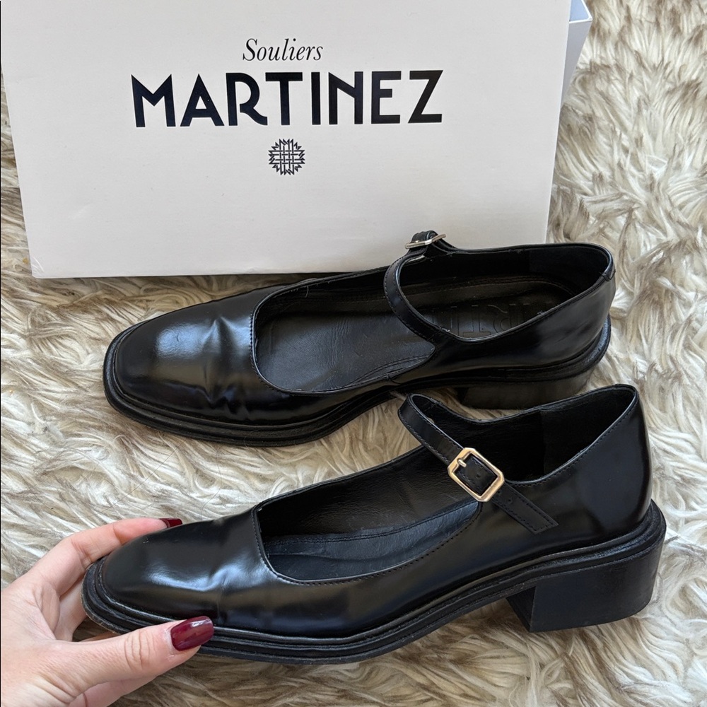 *Sold* Martinez Penelope Leather Mary Janes
